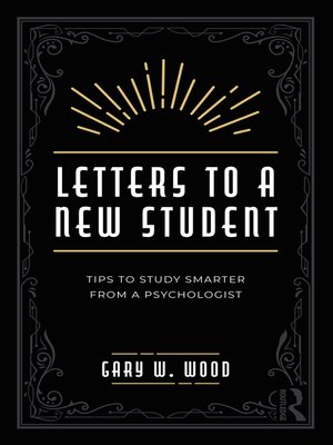 cover image of Letters to a New Student